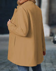 Women’s Stand Collar Button Coat