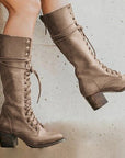 Women’s Lace-Up Mid Calf Boots