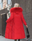 Women’s Winter Long Hooded Puffer Coat