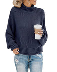 Women’s Chunky Turtleneck Knit Sweater