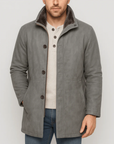 Nimbaro | High Collar Mid-Length Coat