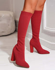 Women’s Versatile Sturdy Knitted Sock Boots