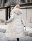 Women’s Winter Long Hooded Puffer Coat