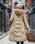 Women’s Winter Long Hooded Puffer Coat