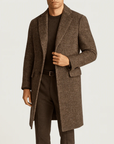 Nimbaro | Checked Wool Overcoat