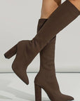 Women’s Versatile Sturdy Knitted Sock Boots