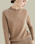Women’s Warm Slim Fit Sweaters with High Neckline
