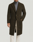 Nimbaro | Checked Wool Overcoat