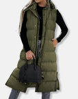 Women’s Winter Layer Long Quilted Puffer Vest