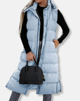 Women’s Winter Layer Long Quilted Puffer Vest