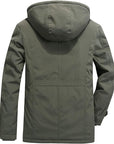 Men’s Winter Water Resistant Hood Heavy-Duty Jackets with Hood