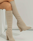 Women’s Versatile Sturdy Knitted Sock Boots