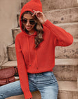 Women's Casual Hoodie Sweater with Regular Fit and Long Sleeves