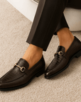 Nimbaro | Alligator Embossed Loafers