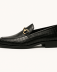 Nimbaro | Alligator Embossed Loafers