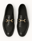 Nimbaro | Alligator Embossed Loafers