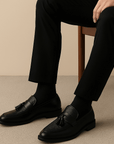 Nimbaro | Crestford Woven Tassel Loafers