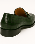 Nimbaro | Crocodile Embossed Loafers