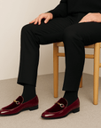 Nimbaro | Gatsby Velvet Loafers