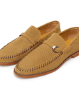 Nimbaro | Hollow-Out Suede Moccasins