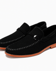 Nimbaro | Hollow-Out Suede Moccasins