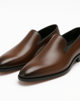 Nimbaro | Polished Leather Red Sole Loafers