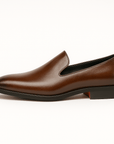 Nimbaro | Polished Leather Red Sole Loafers