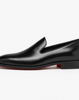 Nimbaro | Polished Leather Red Sole Loafers
