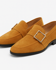 Nimbaro | Signature Suede Buckle Loafers