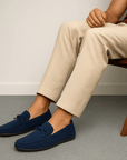 Nimbaro | Suede Bow Loafers