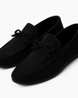 Nimbaro | Suede Bow Loafers