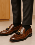 Nimbaro | Tassel Slip-On Vegan Loafers