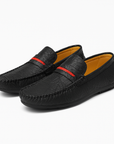 Nimbaro | Textured Leather Loafers