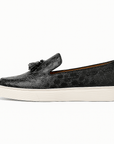 Nimbaro | Textured Tassel Loafers Premium Leather Comfort