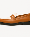 Nimbaro | Two-Tone Polished Leather Loafers