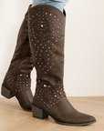 Women’s Studded Knee-High Boots