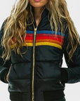 Women’s Colorblock Hooded Puffer Jacket