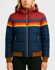 Women’s Colorblock Hooded Puffer Jacket