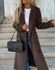 Women’s Modern Fashion Warm Long Sleeve Trench Coat
