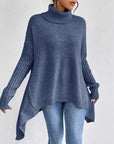 Women’s Versatile Winter Loose Turtleneck Sweater for Cold Season