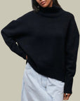 Women’s Oversized Loose Fit Turtlenecks Winter Sweater