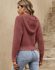 Women's Casual Hoodie Sweater with Regular Fit and Long Sleeves