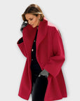 Women's Winter Wide Collar Long Oversized Coat