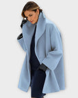 Women's Winter Wide Collar Long Oversized Coat