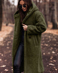 Women's Fashion Long Hooded Coat for Winter