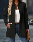 Women’s Stand Collar Button Coat
