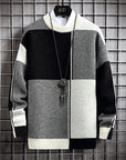 Men's Cozy Warm Knitted Sweater for Winter and Mid-Season