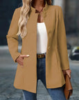 Women’s Stand Collar Button Coat