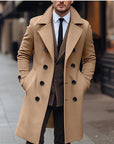 Men’s Winter Classic Double-Breasted Wool Overcoat