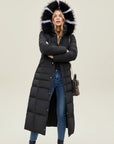Women’s Winter Fit Hooded Long Puffer Coat